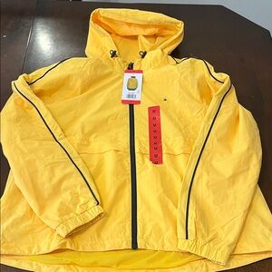 Tommy Hilfiger Kids Yellow Raincoat with Black Accents